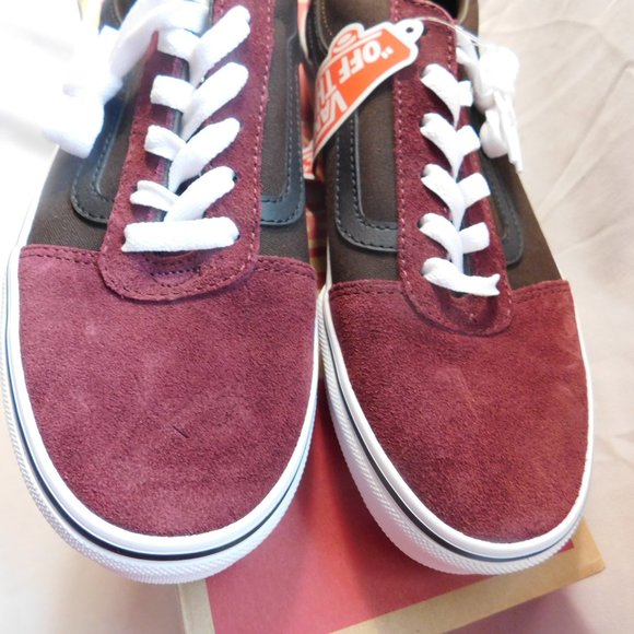 VANS Ward Suede/Canvas Port Royale /White Youth Kids Sneakers Size 6 New in Box - Picture 2 of 8